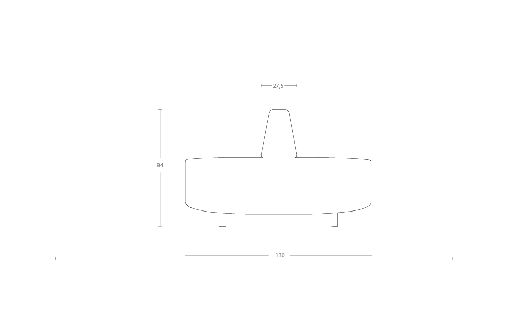 Dimensoes do produto sofa cora